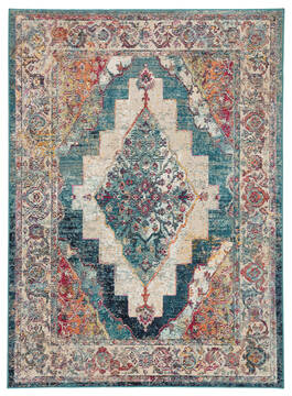 Jaipur Living Peridot Multicolor Rectangle 5x8 ft Polypropylene Carpet 118849