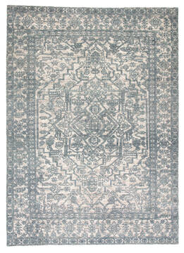 Jaipur Living Reign Blue Rectangle 8x11 ft Wool and Viscose Carpet 118930
