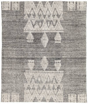 Jaipur Living Rize Black Rectangle 8x10 ft Wool Carpet 118991