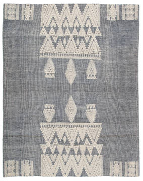 Jaipur Living Rize Blue Rectangle 5x8 ft Wool Carpet 119017