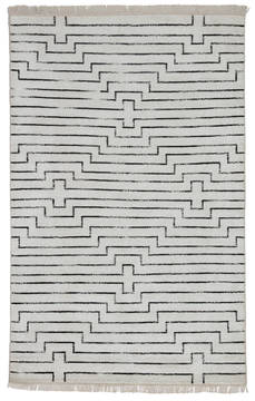 Jaipur Living Satellite White Rectangle 9x13 ft Wool and Viscose Carpet 119087