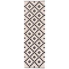 Jaipur Living Scandinavia Nordic Black Runner 6 to 9 ft Wool Carpet 119120