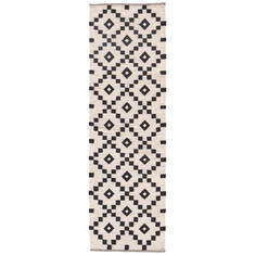 Jaipur Living Scandinavia Nordic Black Runner 6 to 9 ft Wool Carpet 119120
