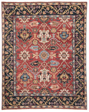 Jaipur Living Salinas Red Rectangle 10x14 ft Wool Carpet 119165