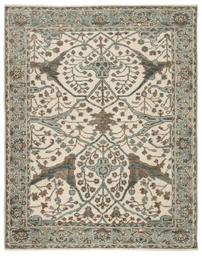 Jaipur Living Salinas Green Rectangle 8x11 ft Wool Carpet 119194