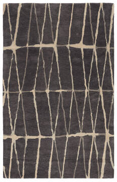 Jaipur Living Town Grey Rectangle 2x3 ft Wool Carpet 119298