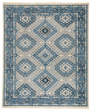 Jaipur Living Village By Artemis Blue Rectangle 9x12 ft Wool Carpet 119487