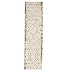 Jaipur Living Zuri White Runner 10 to 12 ft Wool Carpet 119655