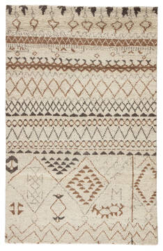 Jaipur Living Zuri White Rectangle 5x8 ft Wool Carpet 119666