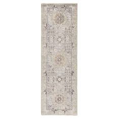 Jaipur Living Kai Grey Runner 6 to 9 ft Wool Carpet 119716