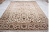 Jaipur Beige Hand Knotted 80 X 101  Area Rug 905-119753 Thumb 1
