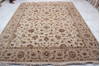Jaipur Beige Hand Knotted 80 X 101  Area Rug 905-119753 Thumb 7