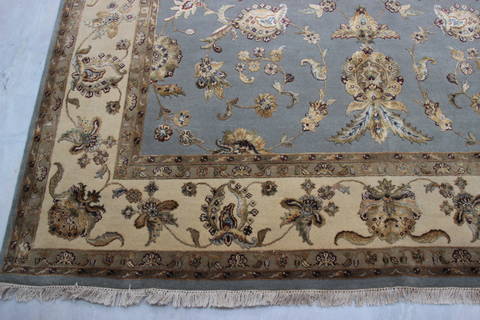 Jaipur Blue Hand Knotted 80 X 103 Area Rug 905-119756 Image 2