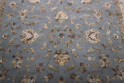 Jaipur Blue Hand Knotted 80 X 103 Area Rug 905-119756 Image 4