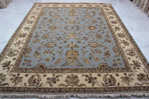 Jaipur Blue Hand Knotted 80 X 103 Area Rug 905-119756 Image 7