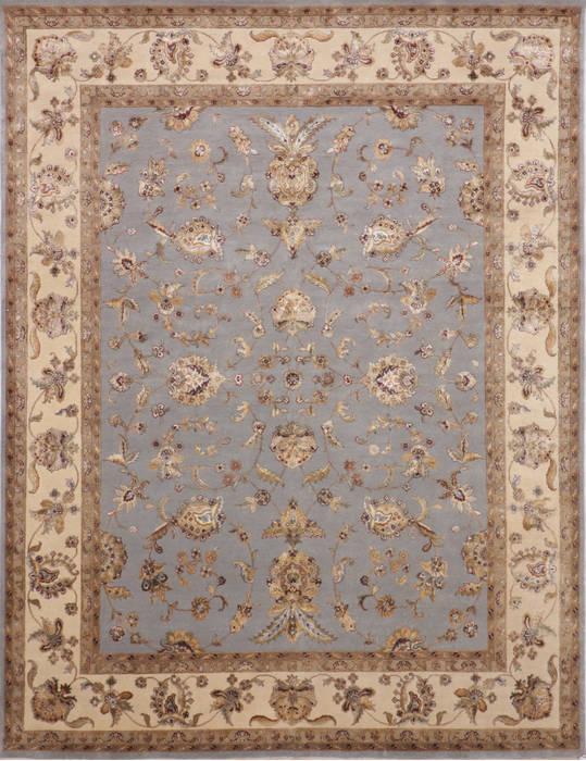 Jaipur Blue Hand Knotted 80 X 103 Area Rug 905-119756 Image 0