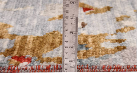 Modern Multicolor Hand Knotted 67 X 101 Area Rug 904-119763 Image 5