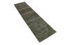 Modern Green Runner Hand Knotted 27 X 99  Area Rug 904-119799 Thumb 1