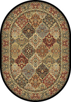 Dynamic ANCIENT GARDEN Multicolor Oval 3x5 ft  Carpet 119820