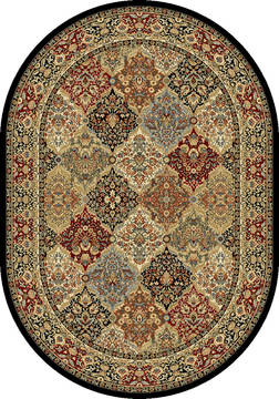 Dynamic ANCIENT GARDEN Multicolor Oval 2'7" X 4'7" Area Rug ANOV35570083233 801-119820