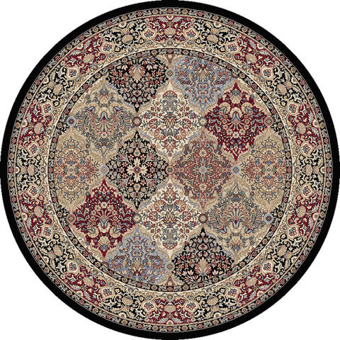 Dynamic ANCIENT GARDEN Multicolor Round 53 X 53 Area Rug ANR5570083233 801-119823 Image 0
