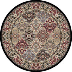 Dynamic ANCIENT GARDEN Multicolor Round 5 to 6 ft  Carpet 119823