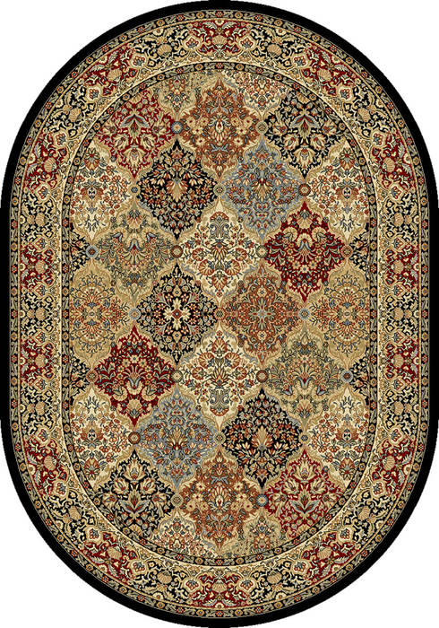 Dynamic ANCIENT GARDEN Multicolor Oval 53 X 77 Area Rug ANOV69570083233 801-119825 Image 0