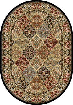 Dynamic ANCIENT GARDEN Multicolor Oval 5x8 ft  Carpet 119825