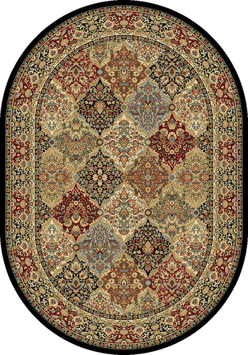 Dynamic ANCIENT GARDEN Multicolor Oval 67 X 96 Area Rug ANOV71057008323 801-119827 Image 0
