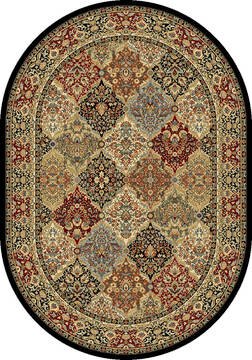 Dynamic ANCIENT GARDEN Multicolor Oval 7x9 ft  Carpet 119827