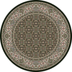 Dynamic ANCIENT GARDEN Green Round 5'3" X 5'3" Area Rug ANR5570113263 801-119836
