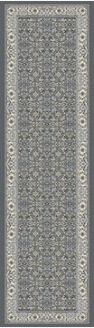 Dynamic ANCIENT GARDEN Grey Runner 2'2" X 11'0" Area Rug AN212570115666 801-119844