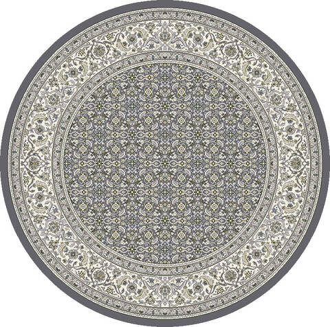 Dynamic ANCIENT GARDEN Grey Round 710 X 710 Area Rug ANR8570115666 801-119854 Image 0