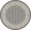 Dynamic ANCIENT GARDEN Grey Round 710 X 710 Area Rug ANR8570115666 801-119854 Thumb 0