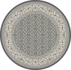 Dynamic ANCIENT GARDEN Grey Round 7 to 8 ft  Carpet 119854