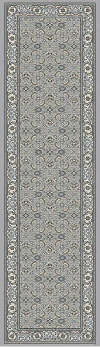Dynamic ANCIENT GARDEN Grey Runner 22 X 110 Area Rug AN212570119666 801-119857 Image 0