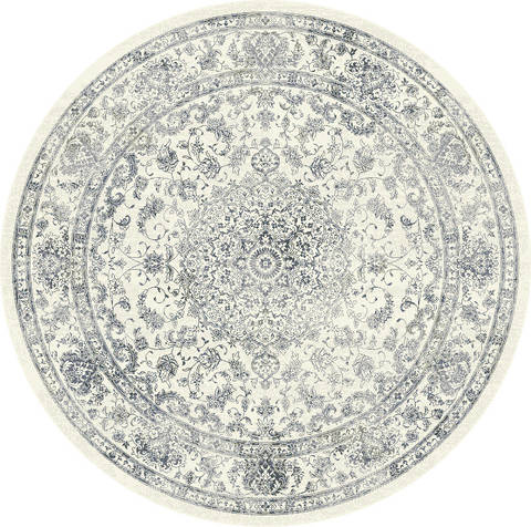 Dynamic ANCIENT GARDEN Beige Round 53 X 53 Area Rug ANR5571096666 801-119875 Image 0