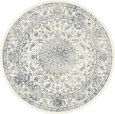 Dynamic ANCIENT GARDEN Beige Round 5'3" X 5'3" Area Rug ANR5571096666 801-119875