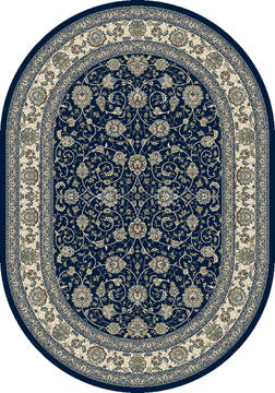 Dynamic ANCIENT GARDEN Blue Oval 3x5 ft  Carpet 119885