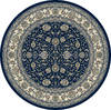 Dynamic ANCIENT GARDEN Blue Round 53 X 53 Area Rug ANR5571203464 801-119888 Thumb 0