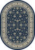 Dynamic ANCIENT GARDEN Blue Oval 67 X 96 Area Rug ANOV71057120346 801-119892 Thumb 0