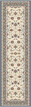 Dynamic ANCIENT GARDEN Beige Runner 2'2" X 11'0" Area Rug AN212571206454 801-119896
