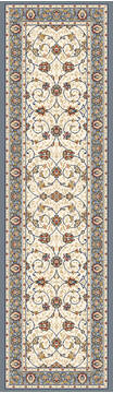 Dynamic ANCIENT GARDEN Beige Runner 2'2" X 11'0" Area Rug AN212571206454 801-119896