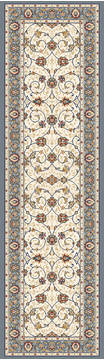 Dynamic ANCIENT GARDEN Beige Runner 2'2" X 7'7" Area Rug AN28571206454 801-119897