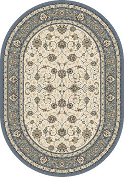Dynamic ANCIENT GARDEN Beige Oval 2'7" X 4'7" Area Rug ANOV35571206454 801-119898