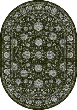 Dynamic ANCIENT GARDEN Grey Oval 2'7" X 4'7" Area Rug ANOV35571263636 801-119911