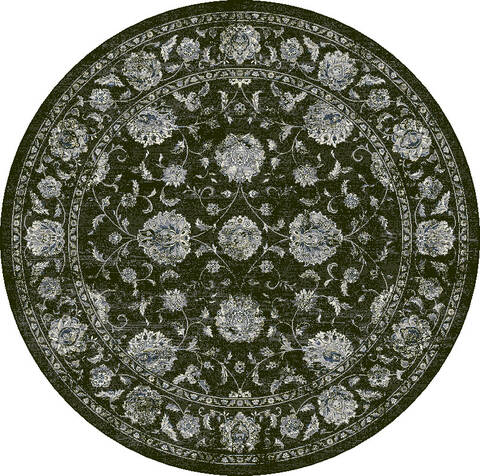 Dynamic ANCIENT GARDEN Grey Round 710 X 710 Area Rug ANR8571263636 801-119919 Image 0