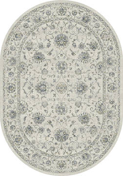 Dynamic ANCIENT GARDEN Beige Oval 3x5 ft  Carpet 119924