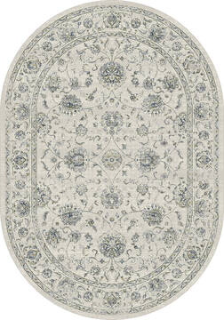 Dynamic ANCIENT GARDEN Beige Oval 7x9 ft  Carpet 119931