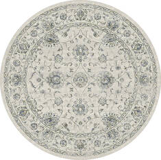 Dynamic ANCIENT GARDEN Beige Round 7'10" X 7'10" Area Rug ANR8571266666 801-119932